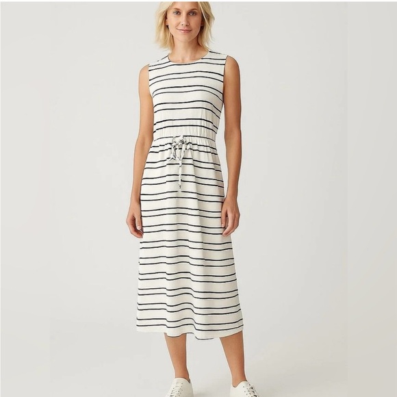 Sonoma Dresses & Skirts - Sonoma Striped Midi Dress - Black and White